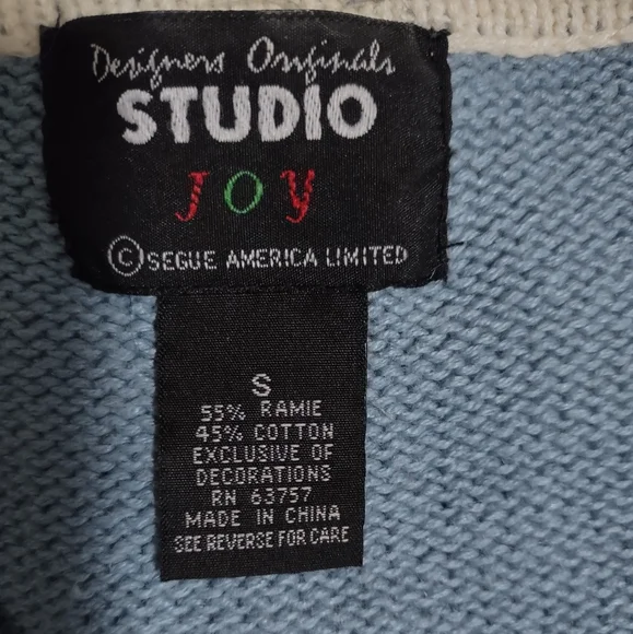 Coastal Christmas Santa Sweater. Size Small. - Picture 6 of 8